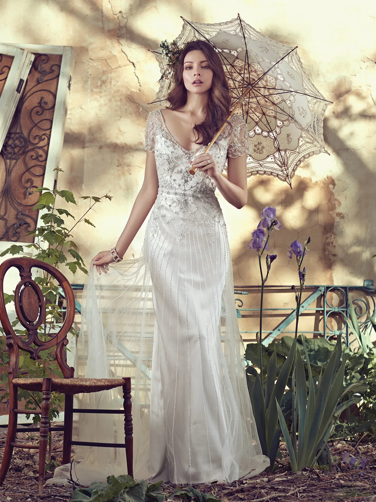 Maggie Sottero Wedding Dress Amal 6MN278 front