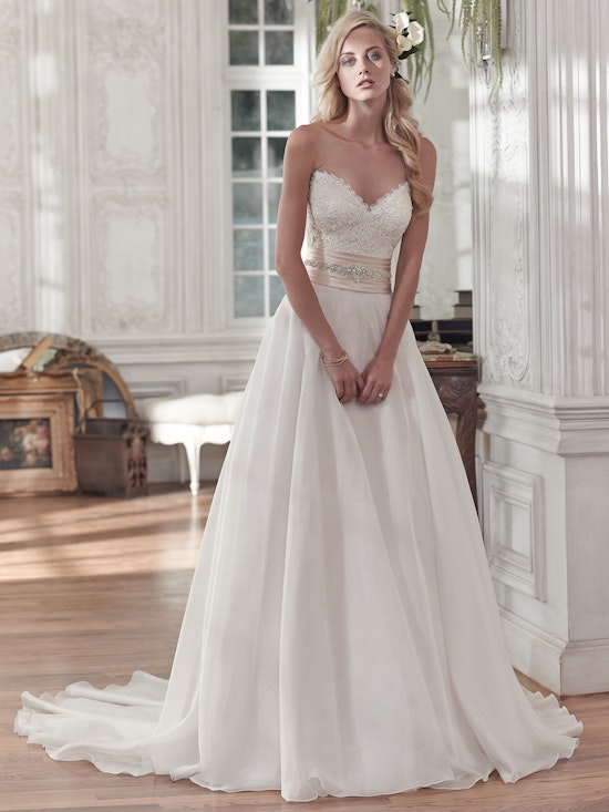 Maggie Sottero Wedding Dress Poppy 6MS287 front