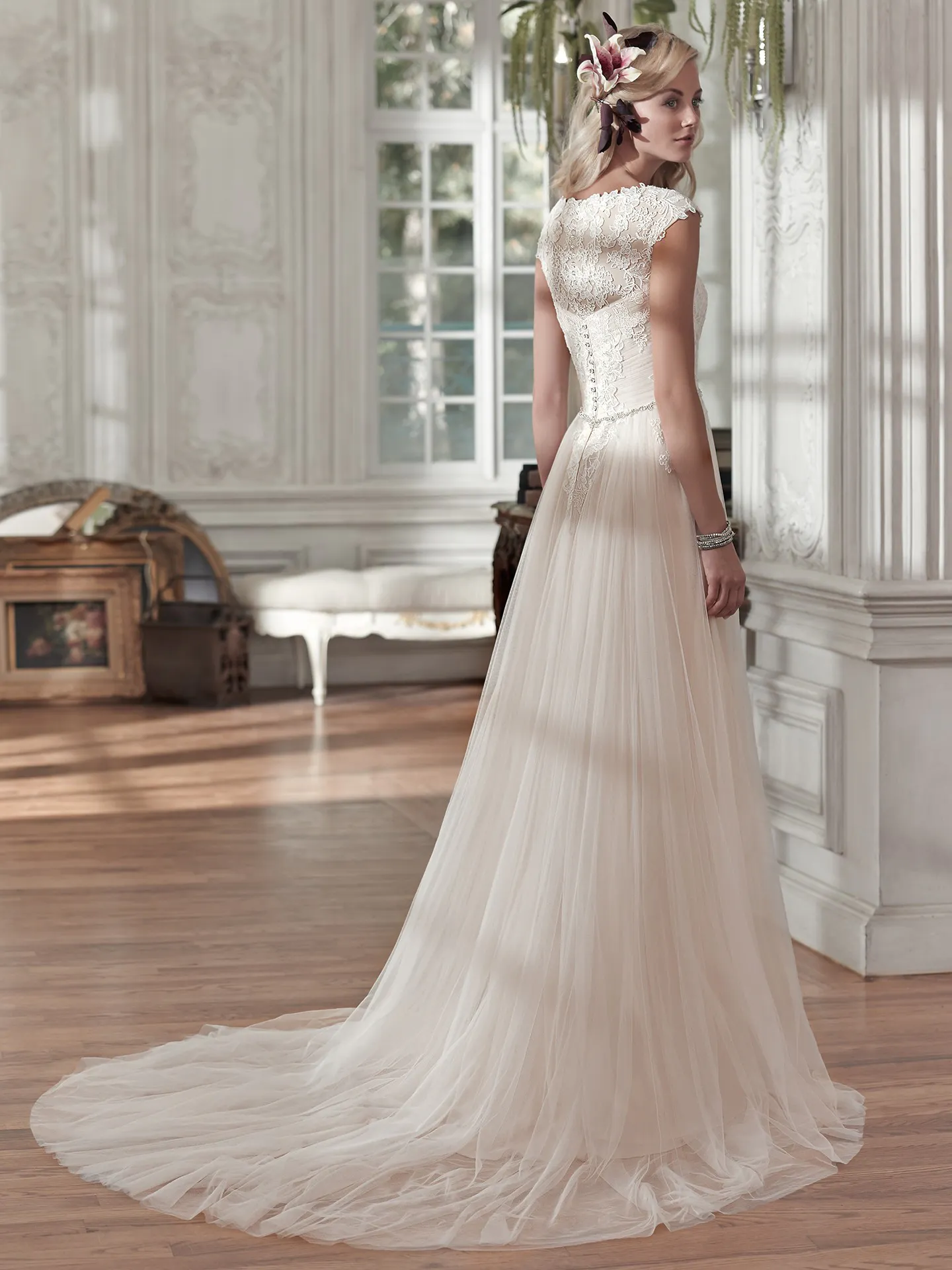 Maggie Sottero Wedding Dress Patience Marie 5MW154MC back