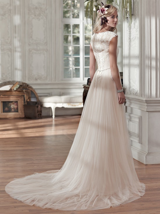 Maggie Sottero Wedding Dress Patience Marie 5MW154MC back