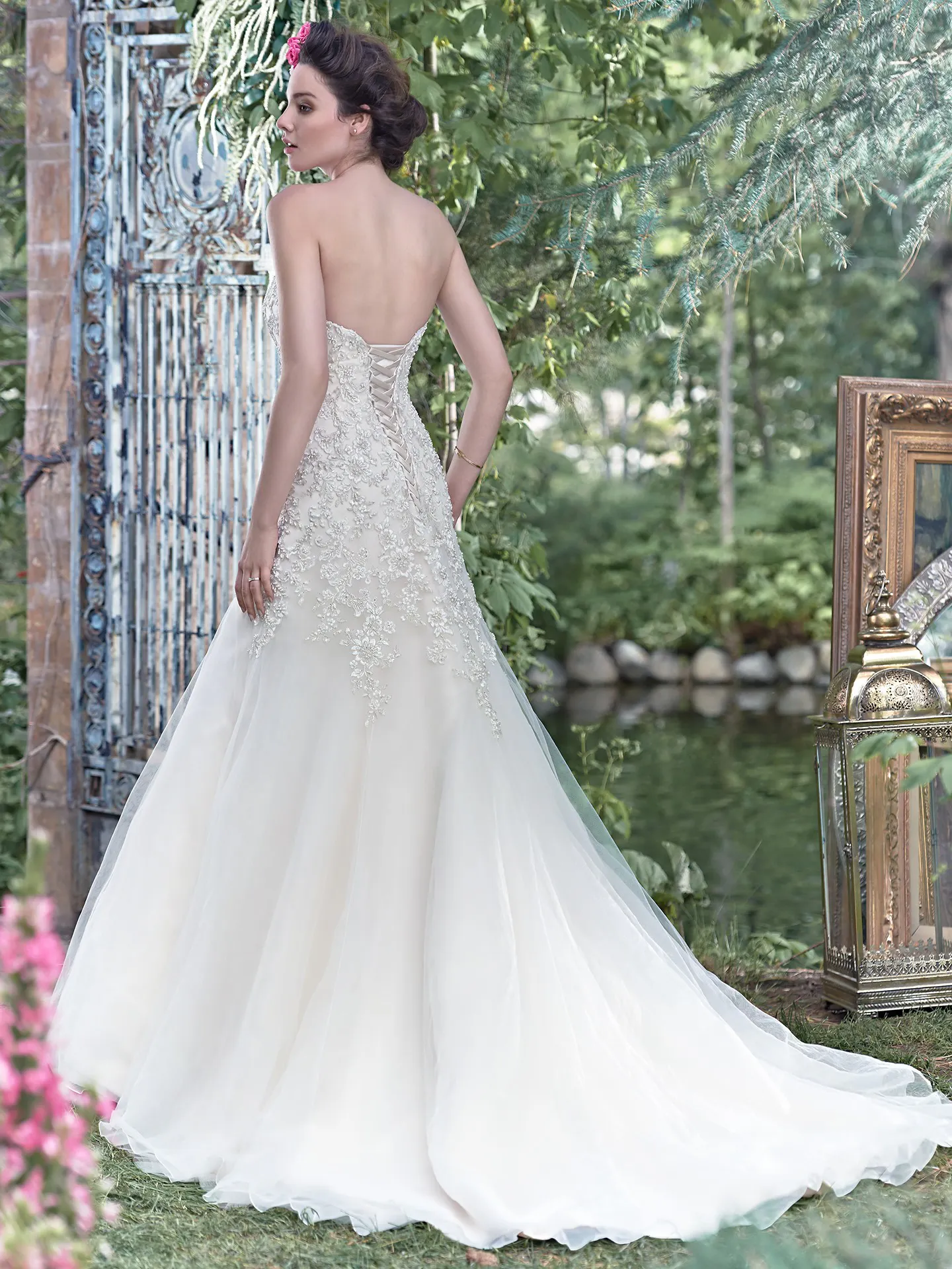 Maggie Sottero Wedding Dress Ladonna 6MG173 back