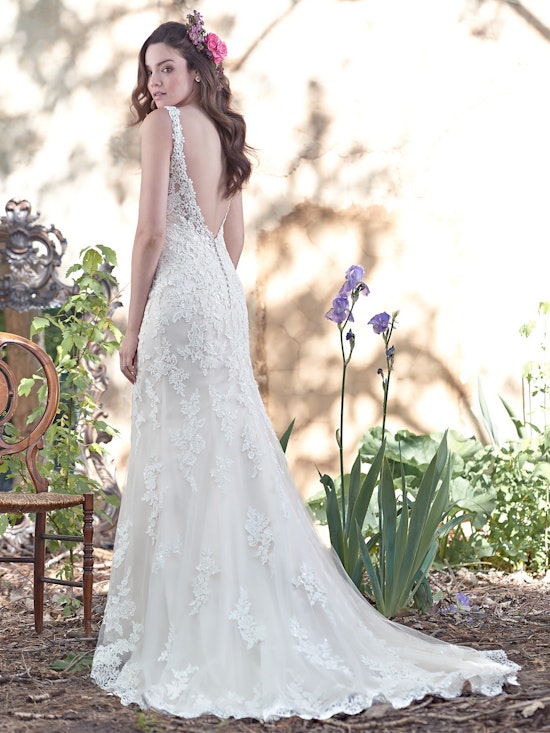 Maggie Sottero Wedding Dress Geddes 6MN248 back