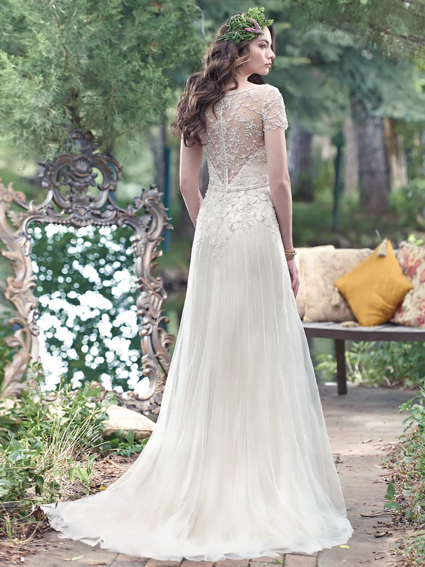 Maggie Sottero Wedding Dress Amal 6MN278 back