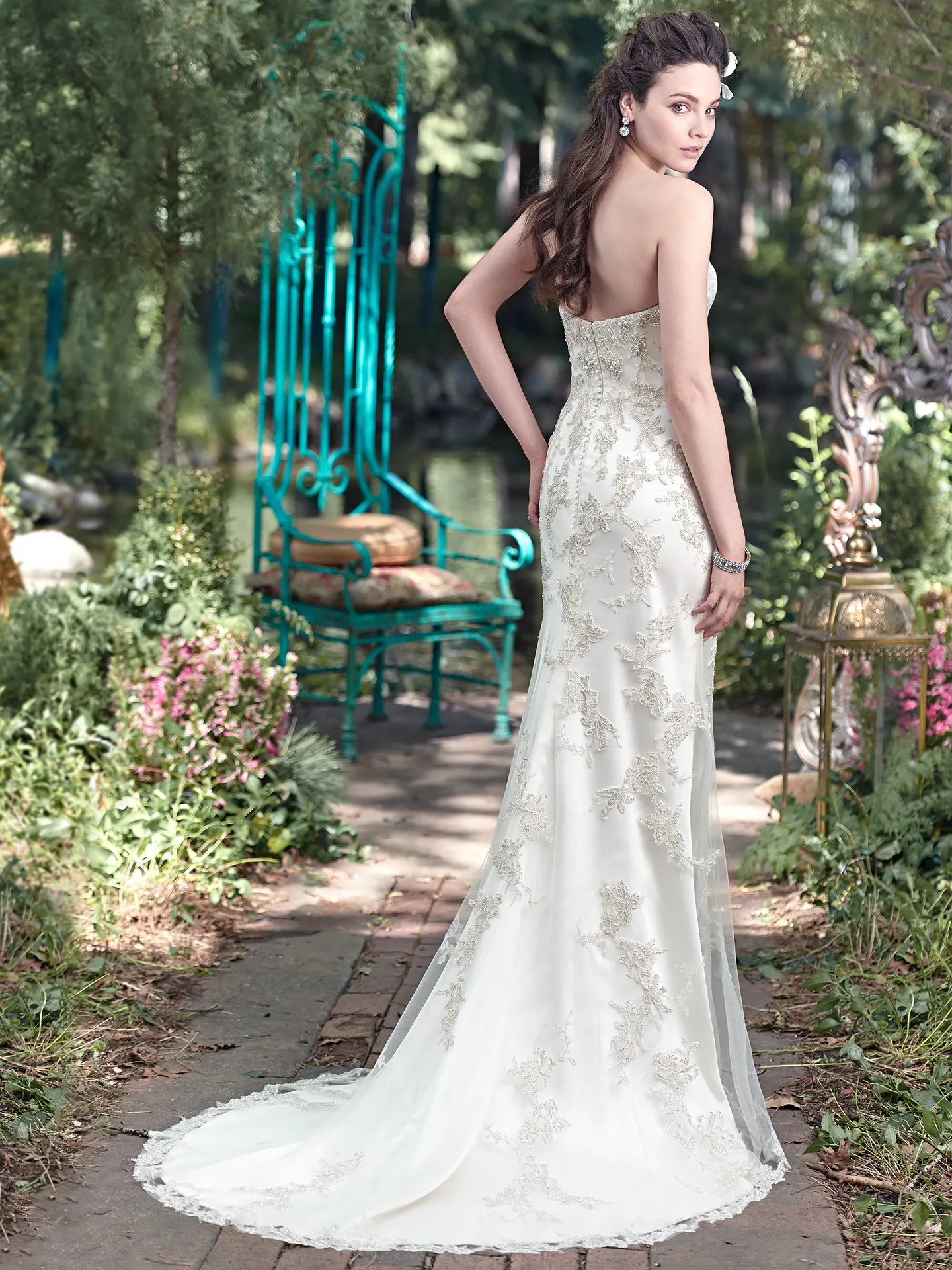 Maggie Sottero Wedding Dress Colleen 6MW226 back