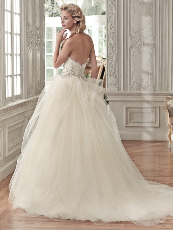 Maggie Sottero Wedding Dress Aracella 6MW237 back