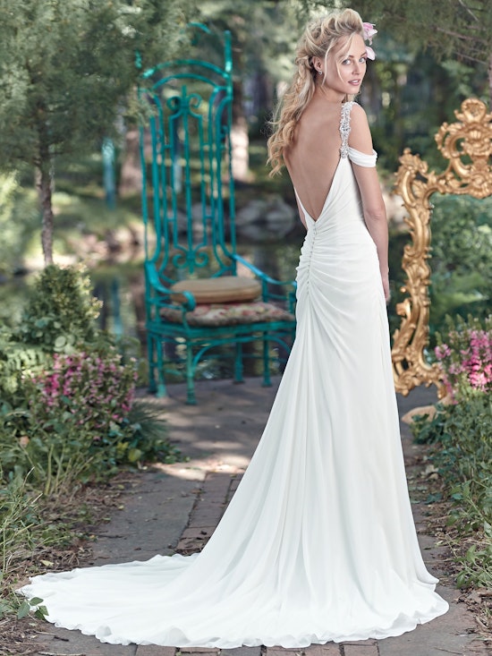 Maggie Sottero Wedding Dress Saxton 6MW241 back