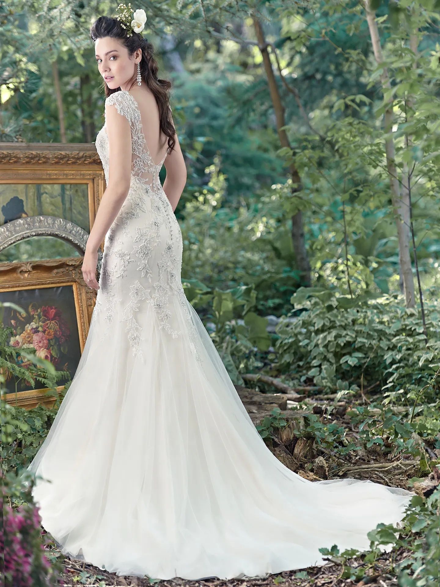 Maggie Sottero Wedding Dress Romyn 6MW271 back