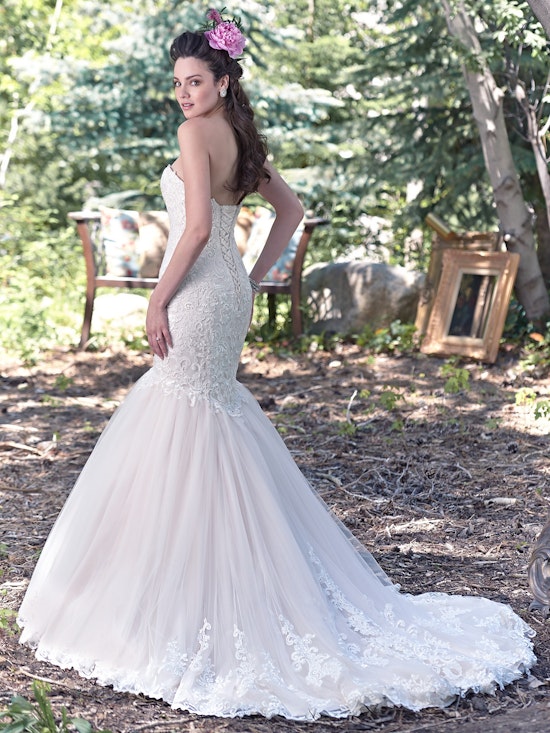 Maggie Sottero Wedding Dress Lansing 6MZ220 back