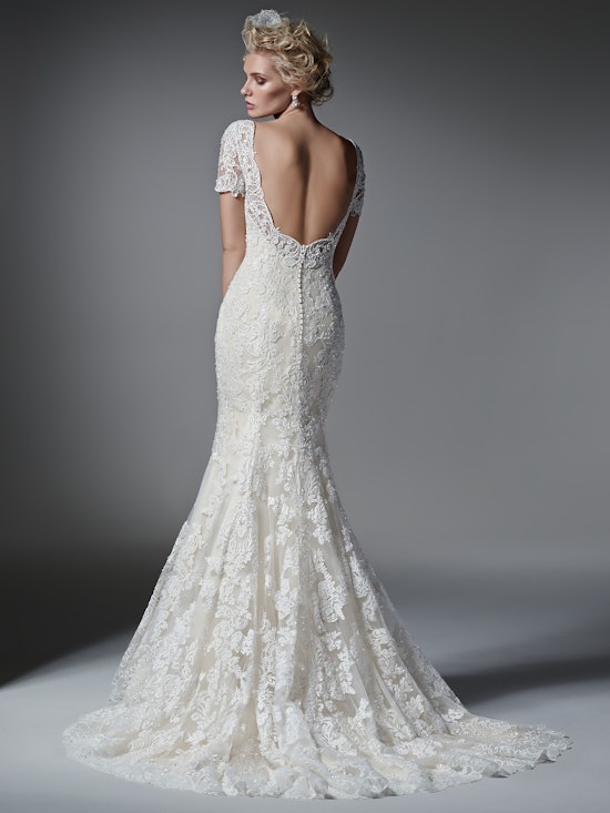 Sottero and Midgley Wedding Dress Tierney 6SK182 back