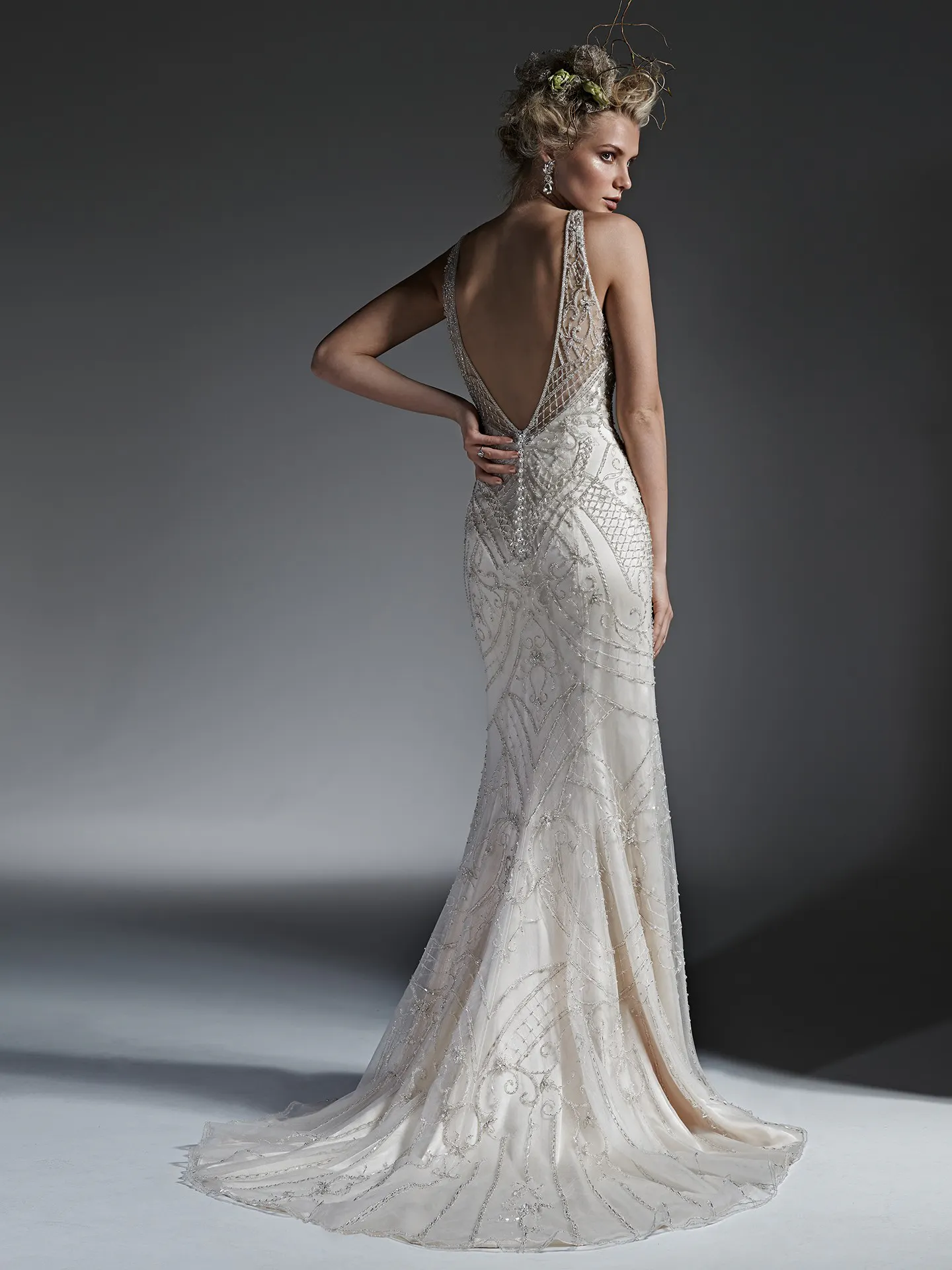 Sottero and Midgley Wedding Dress Maui 6ST179 back