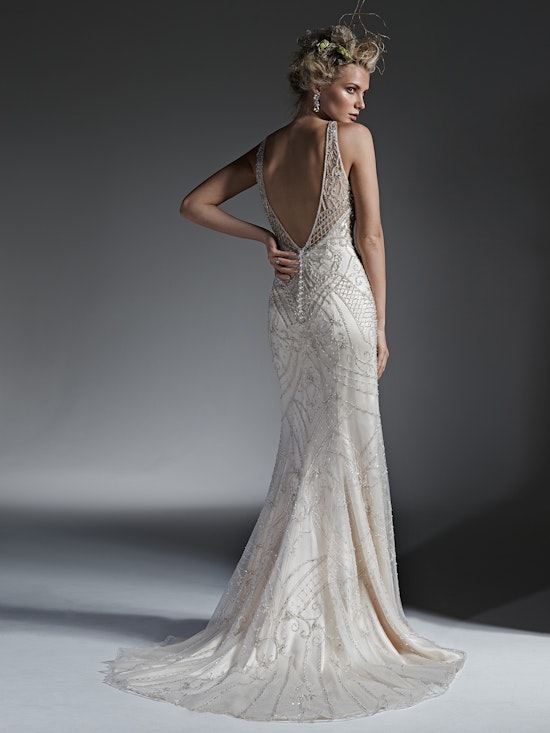Sottero and Midgley Wedding Dress Maui 6ST179 back