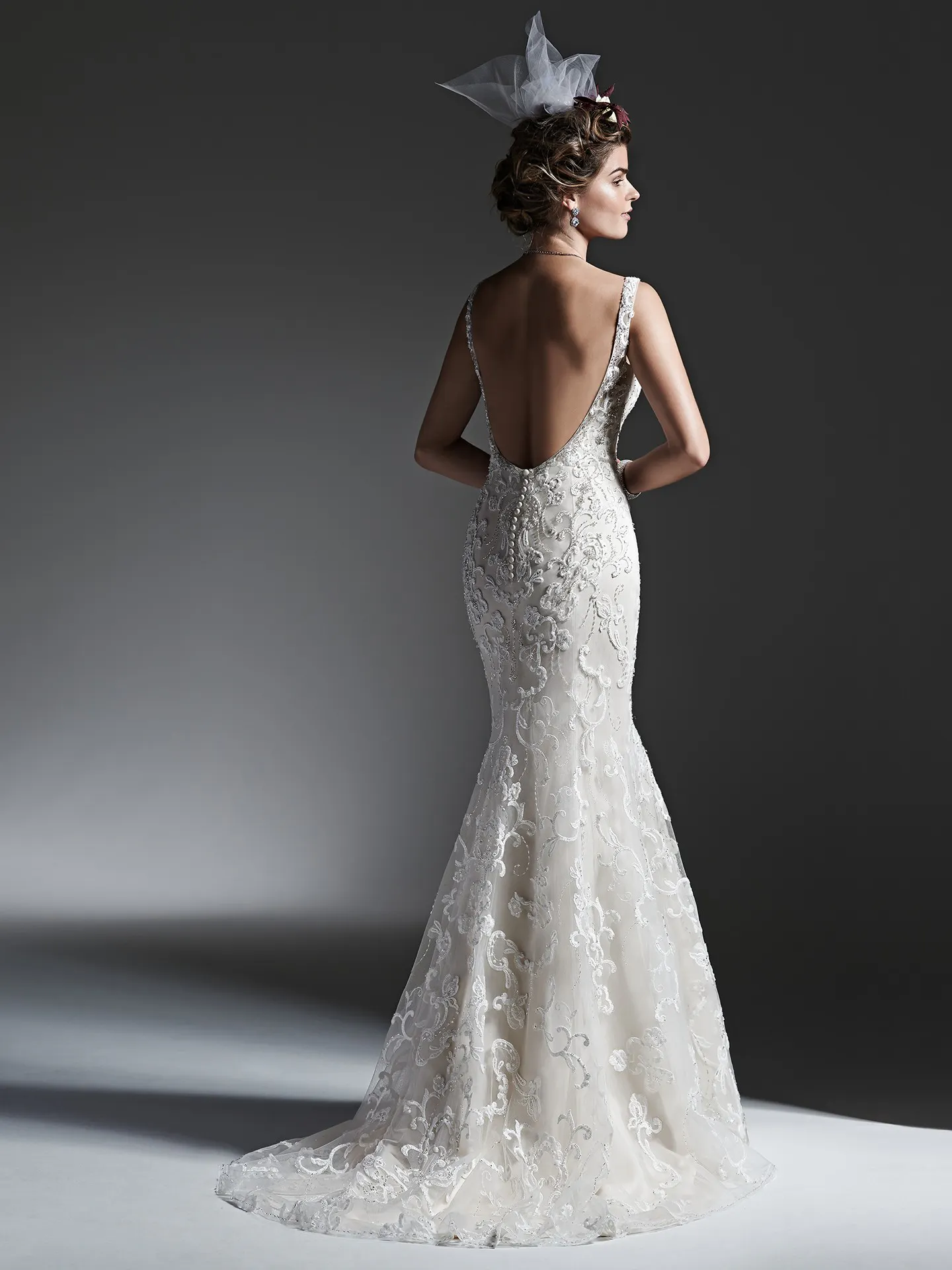 Sottero and Midgley Wedding Dress River 6SW218 back