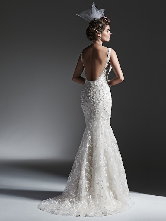 Sottero and Midgley Wedding Dress River 6SW218 back