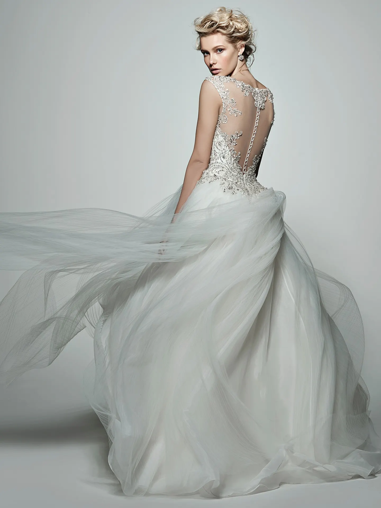 Sottero and Midgley Wedding Dress Monaco 6SW260 back