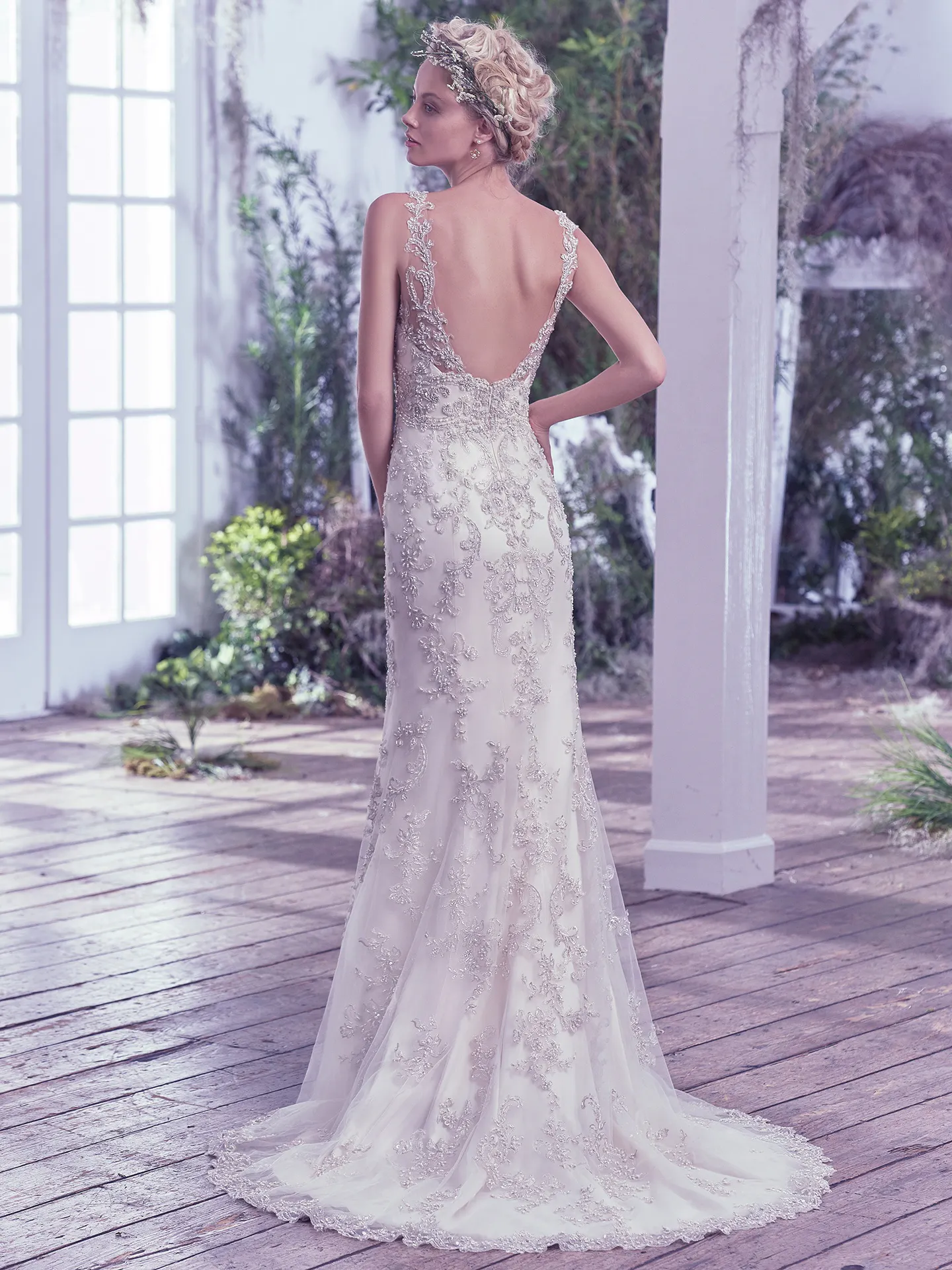 Maggie Sottero Wedding Dress Greer 6MG799 Back