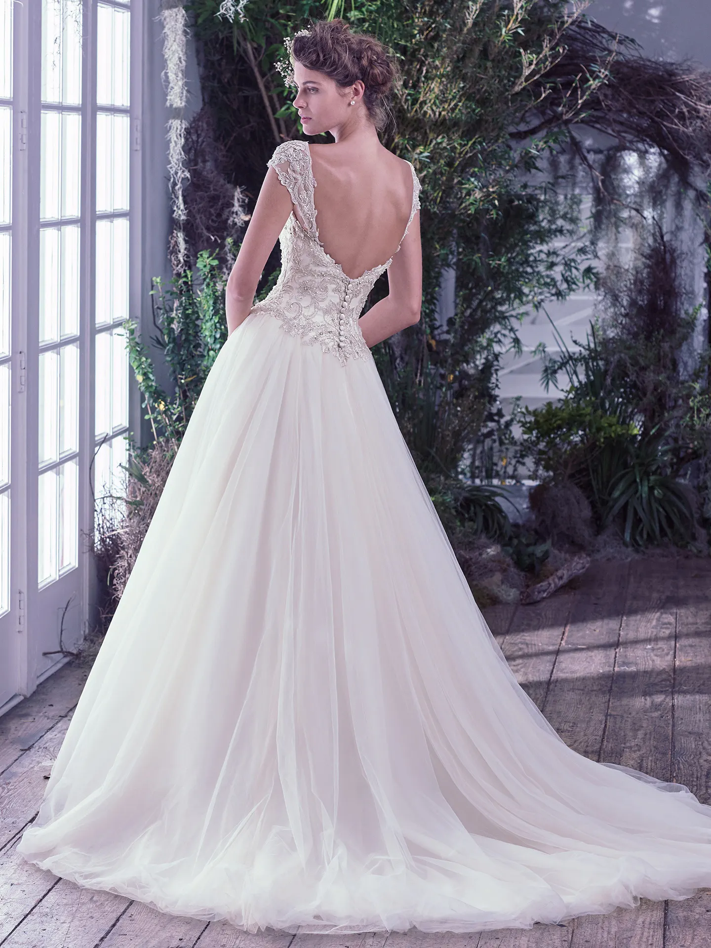 Maggie Sottero Wedding Dress Beverly 6MS759 Back