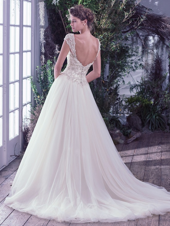 Maggie Sottero Wedding Dress Beverly 6MS759 Back