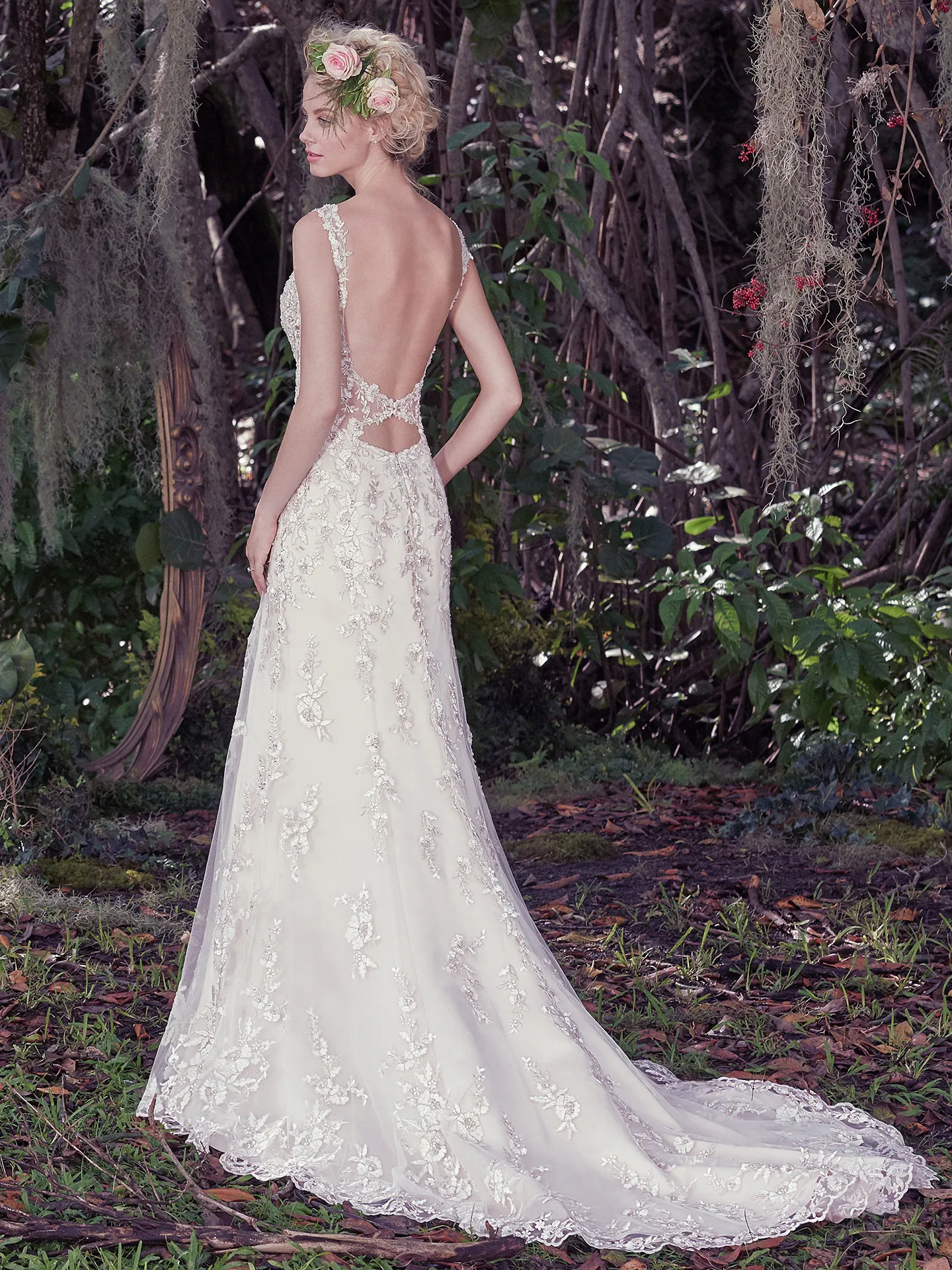 Maggie Sottero Wedding Dress Aspen 6MS818 Back