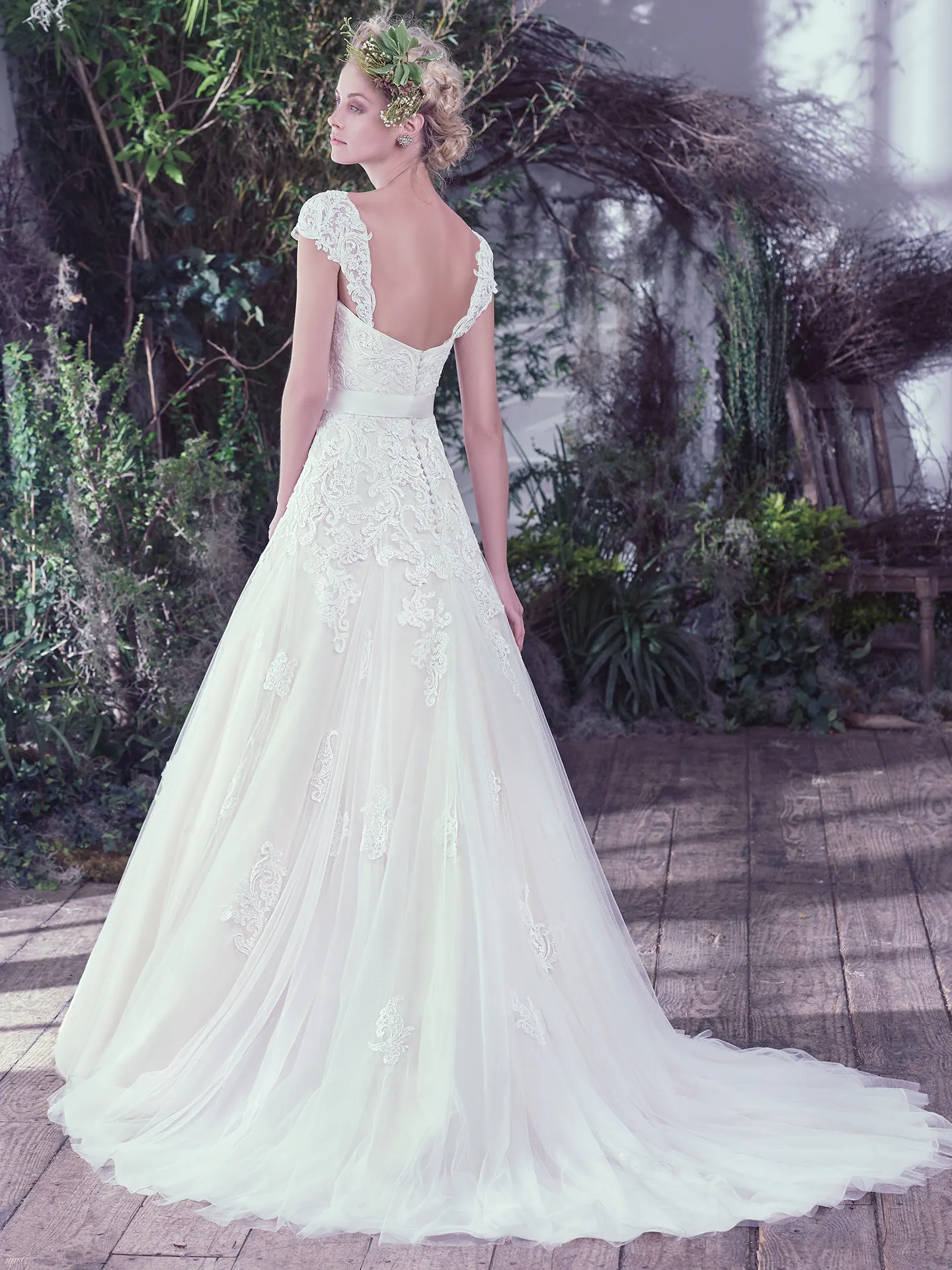 Maggie Sottero Wedding Dress Lindsey 6MT760 Back