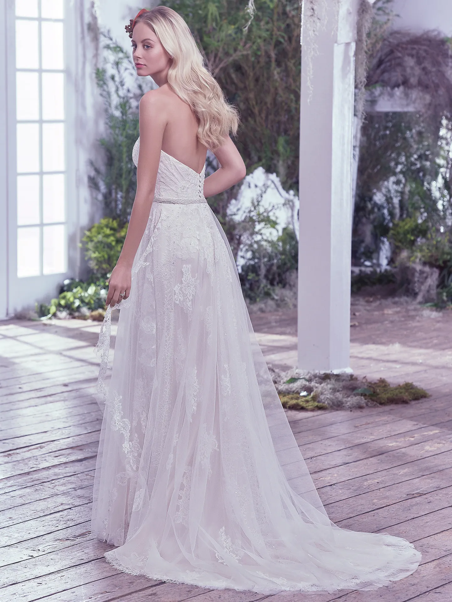 Maggie Sottero Wedding Dress Bailey 6MT832 Back