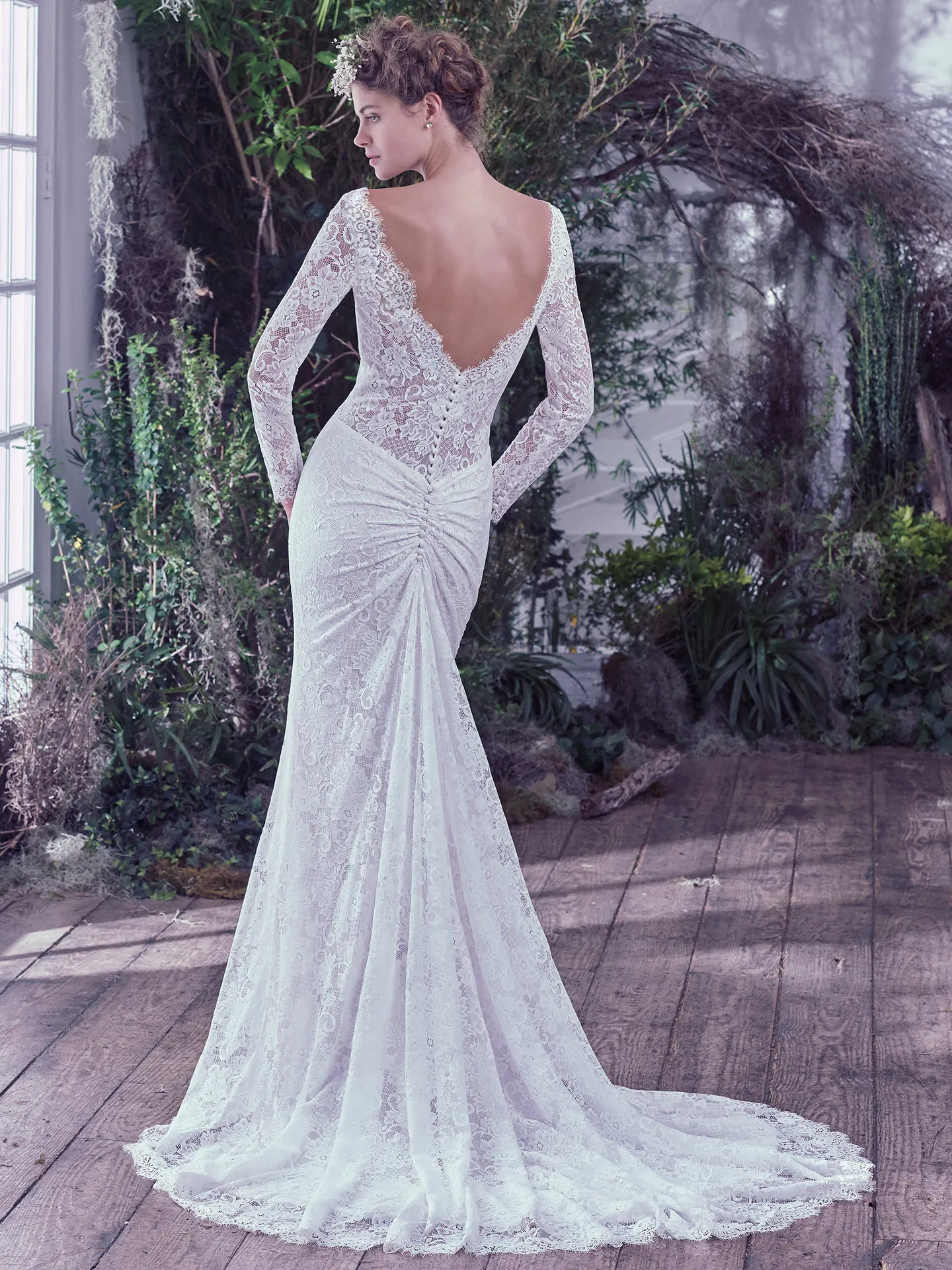 Maggie Sottero Wedding Dress Mavis 6MW777 Back