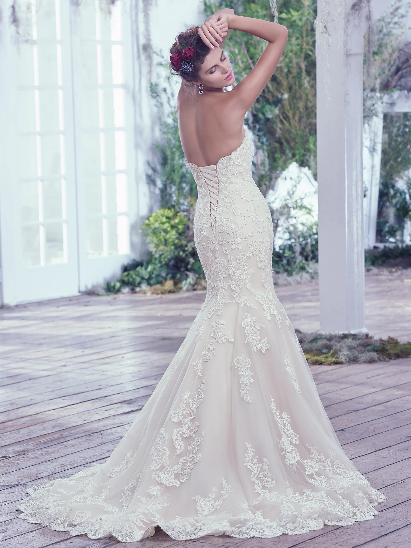 Maggie Sottero Wedding Dress Valerie 6MW792 Back