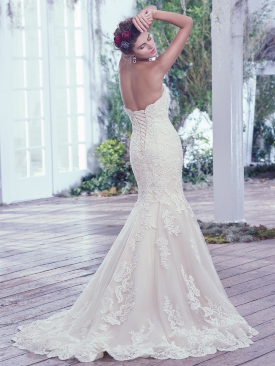 Maggie Sottero Wedding Dress Valerie 6MW792 Back