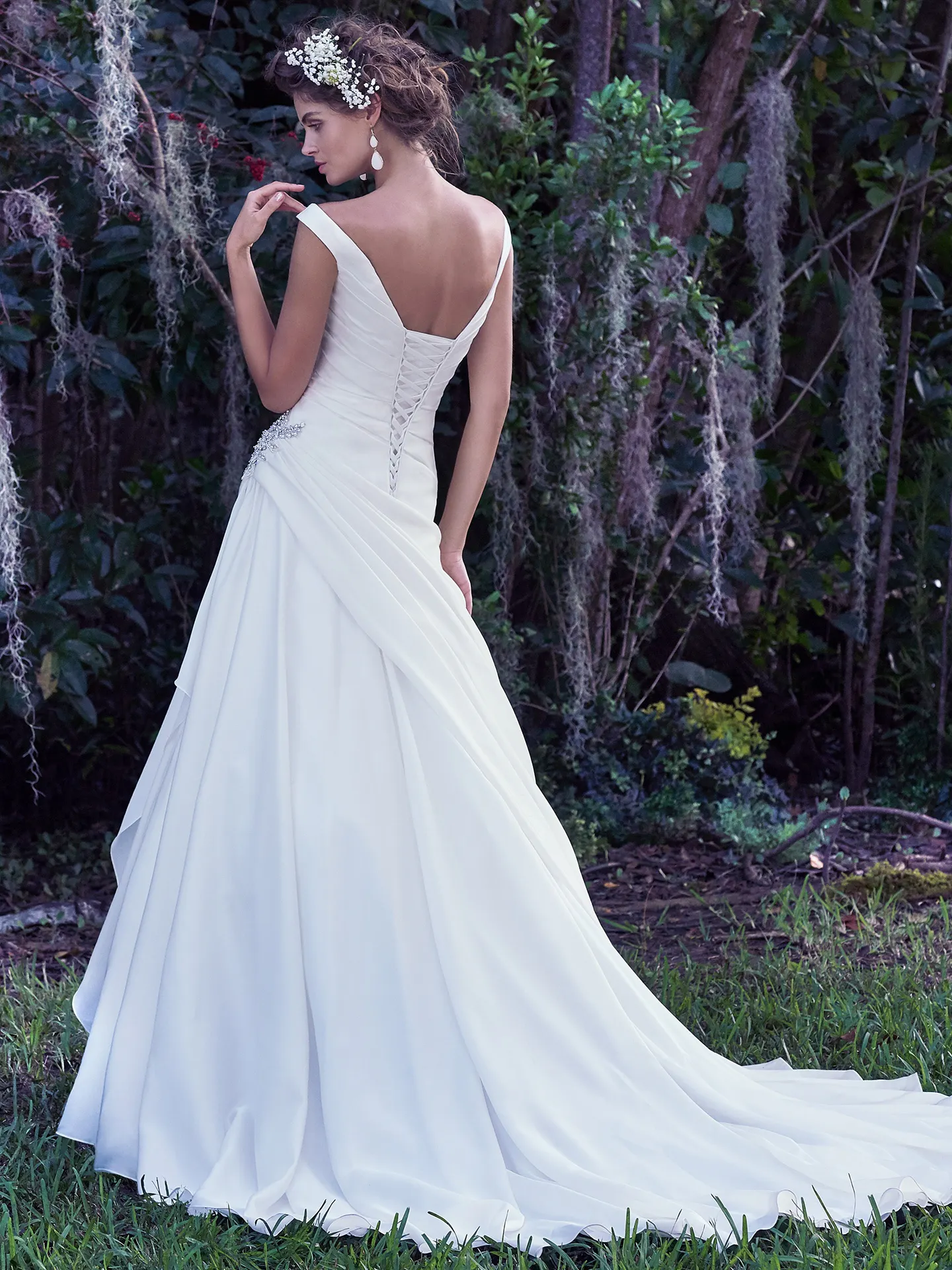 Maggie Sottero Wedding Dress Harper 6MW836 Back