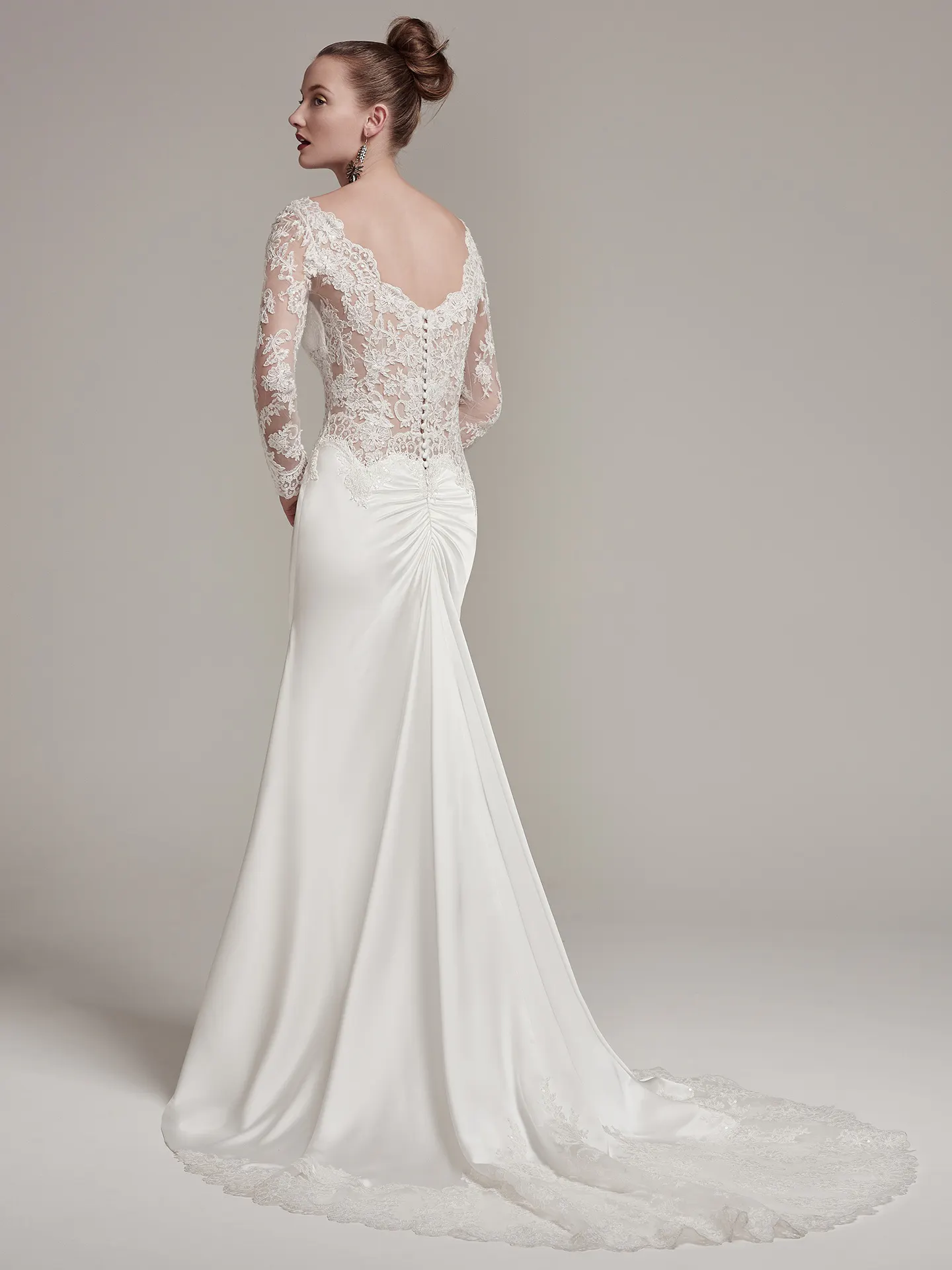 Sottero and Midgley Wedding Dress Fiona Rose 6SW859MC Back