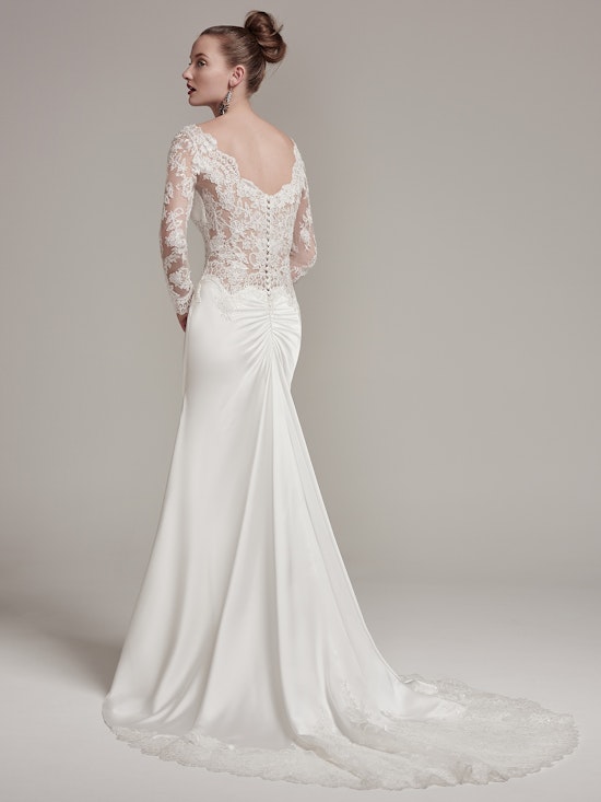 Sottero and Midgley Wedding Dress Fiona Rose 6SW859MC Back