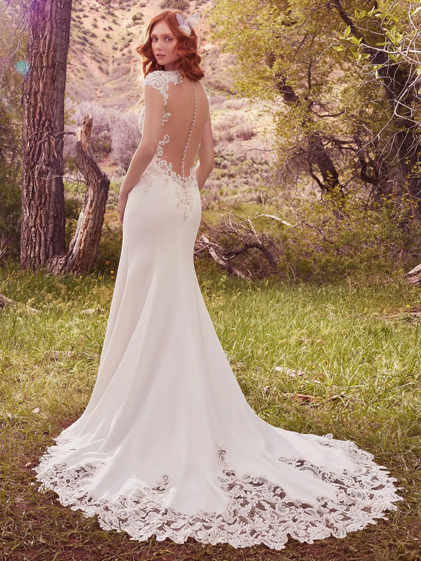 Odette   ace Crepe Wedding Dress by Maggie Sottero
