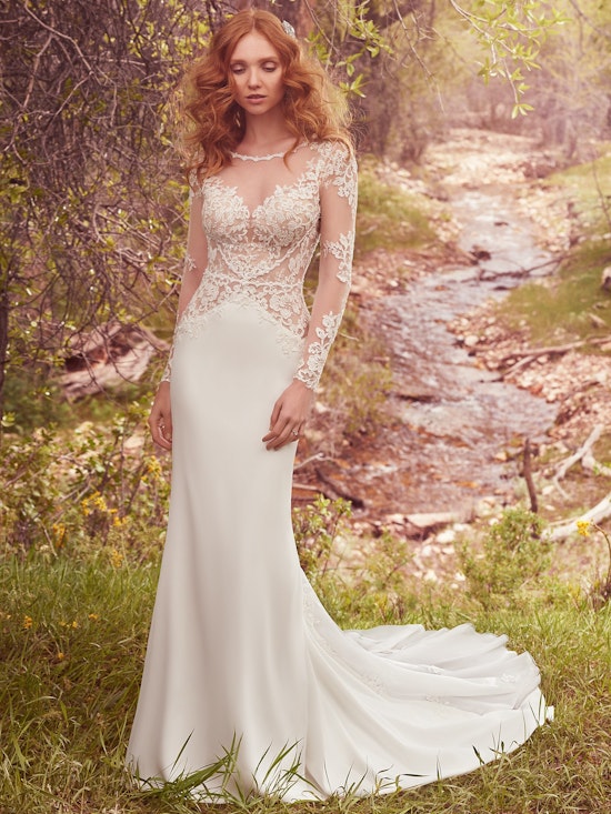 Maggie Sottero Wedding Dress Blanche 7MS375