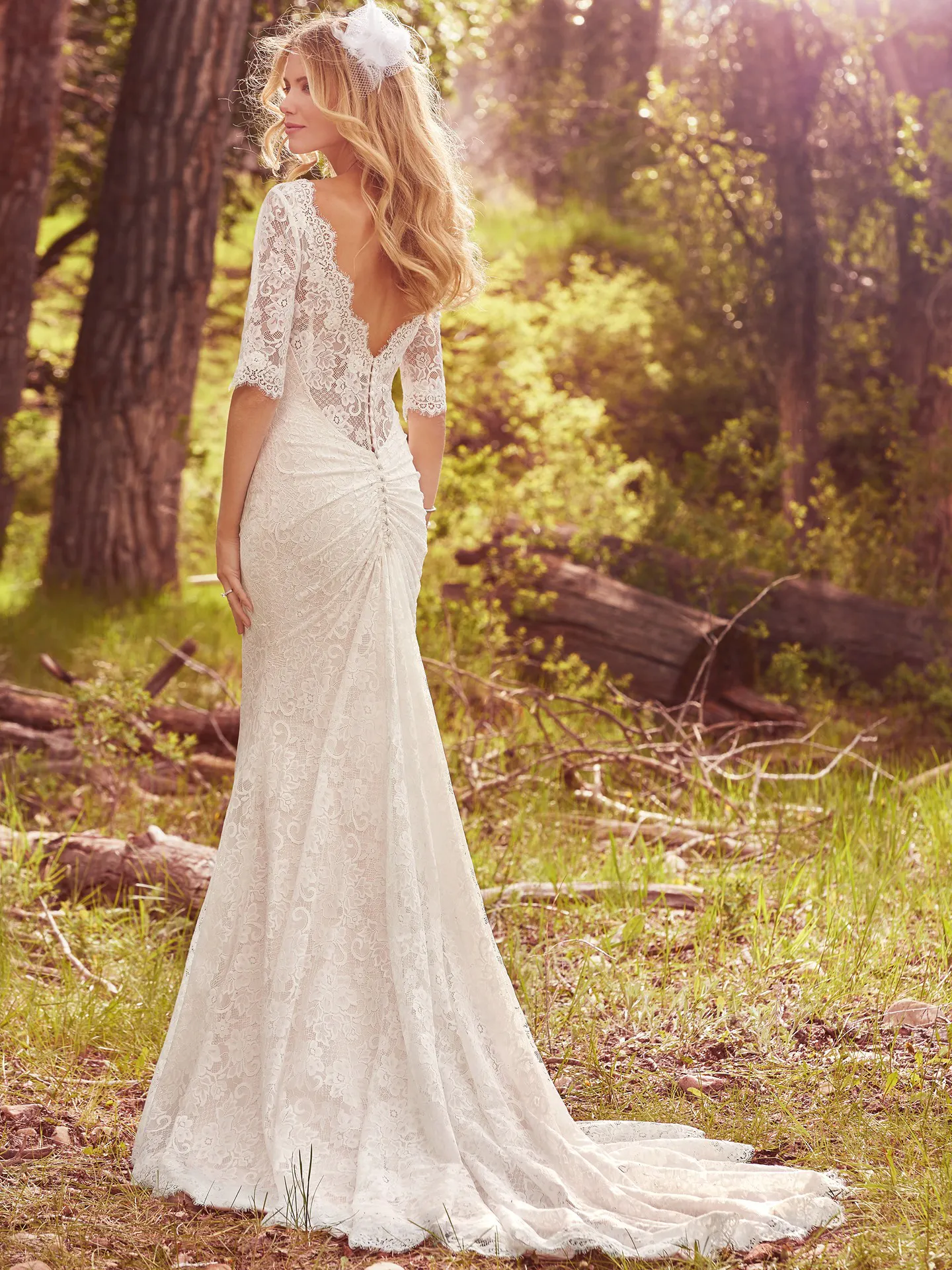 Mckenzie  Sleeved Wedding Dress by Maggie Sottero