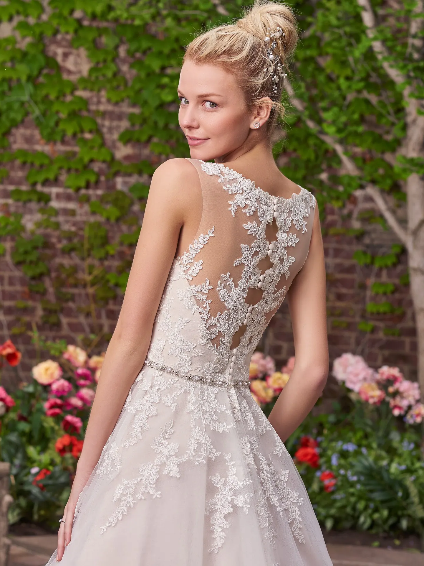 Olivia lace Wedding Dress by Rebecca Ingram