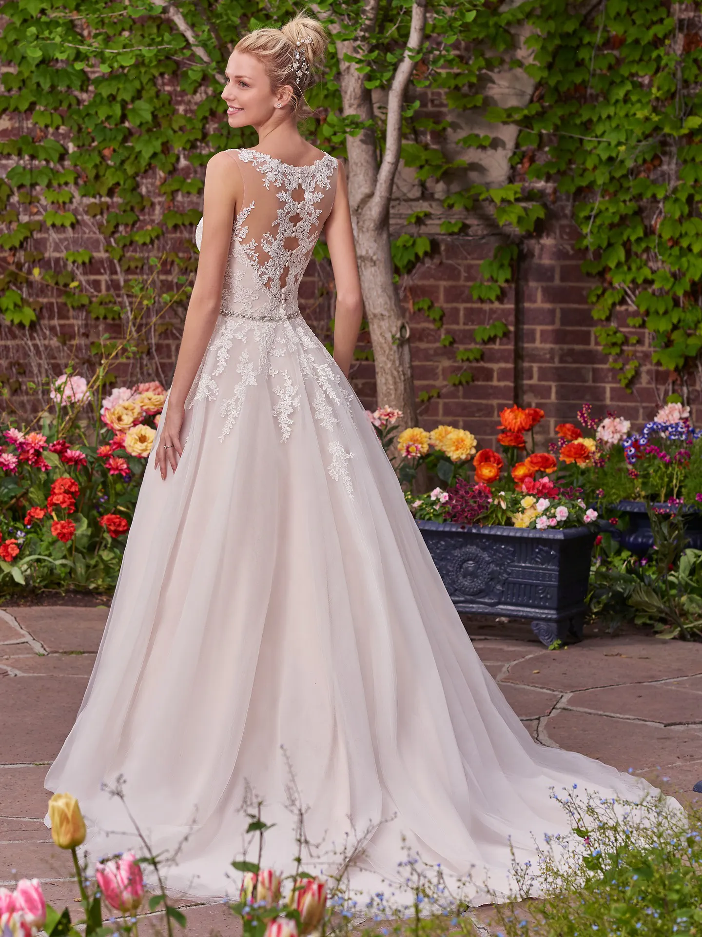 Olivia lace Wedding Dress by Rebecca Ingram