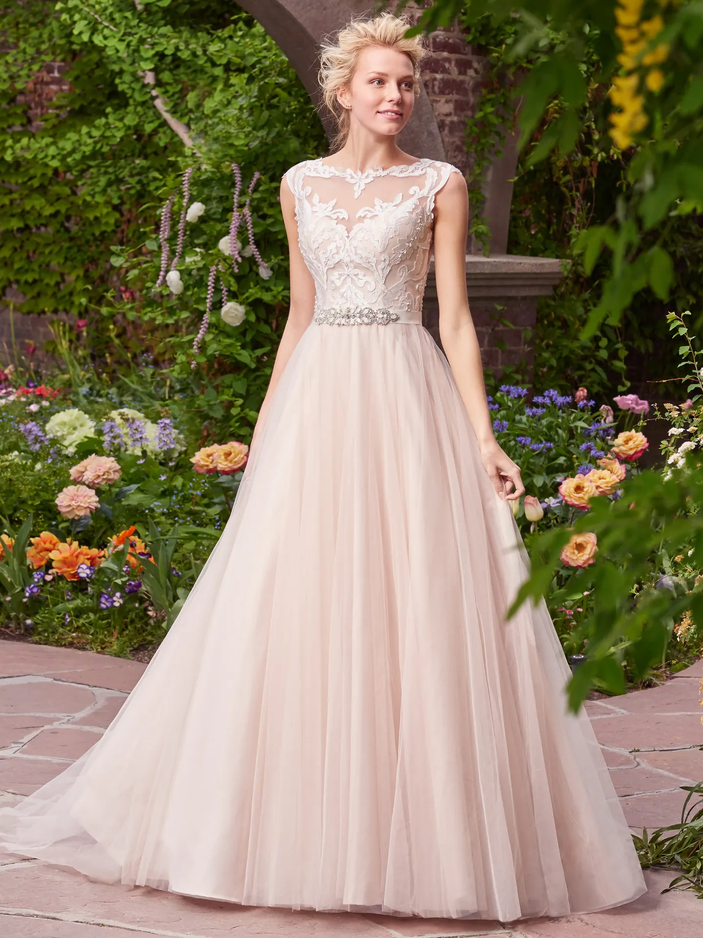 Carrie   Lace Wedding Dress by Rebecca Ingram