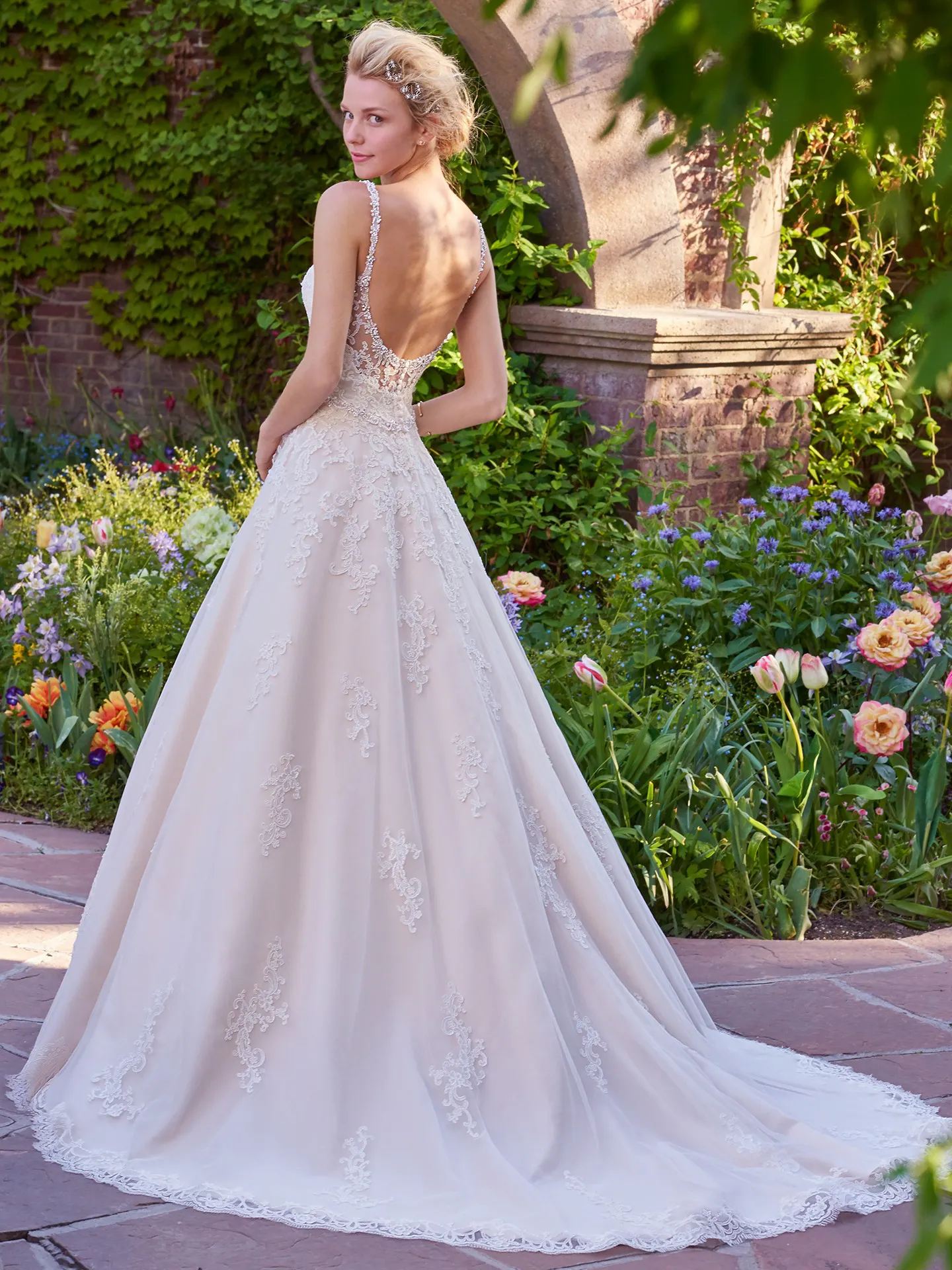 Allison   lace Wedding Dress by Rebecca Ingram