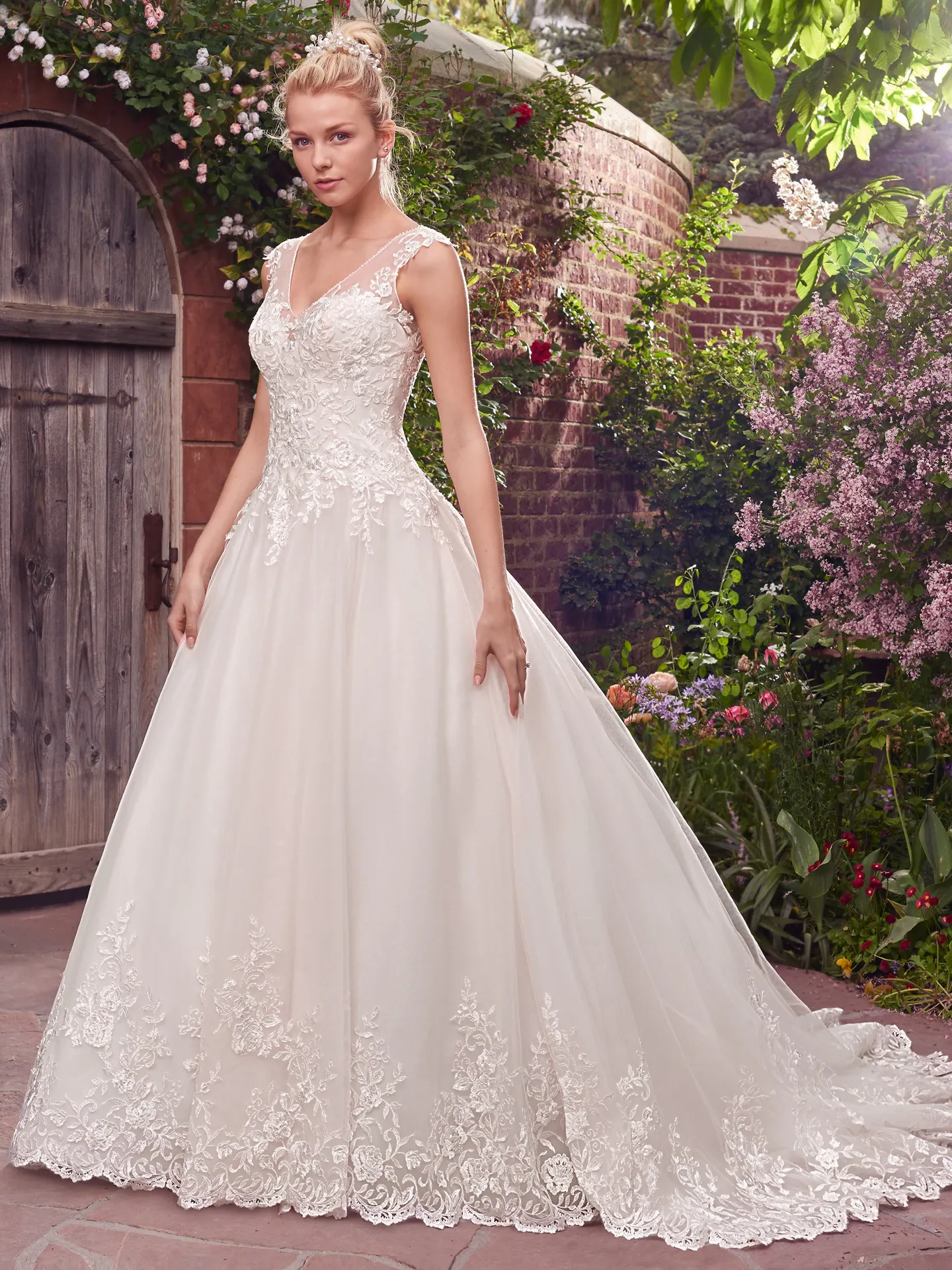 Jamie  Princess Ballgown Wedding Dress by Rebecca Ingram