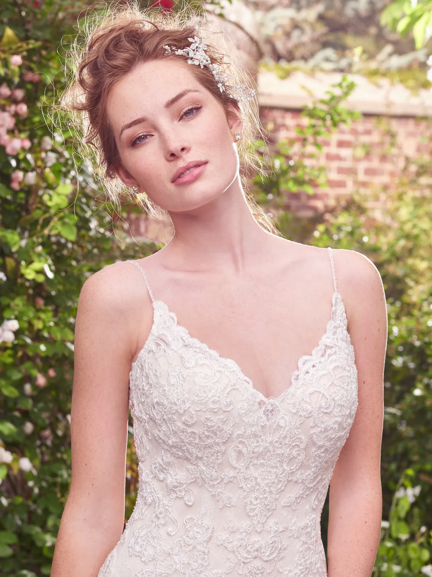 Drew  Lace Boho Wedding Dress by Rebecca Ingram