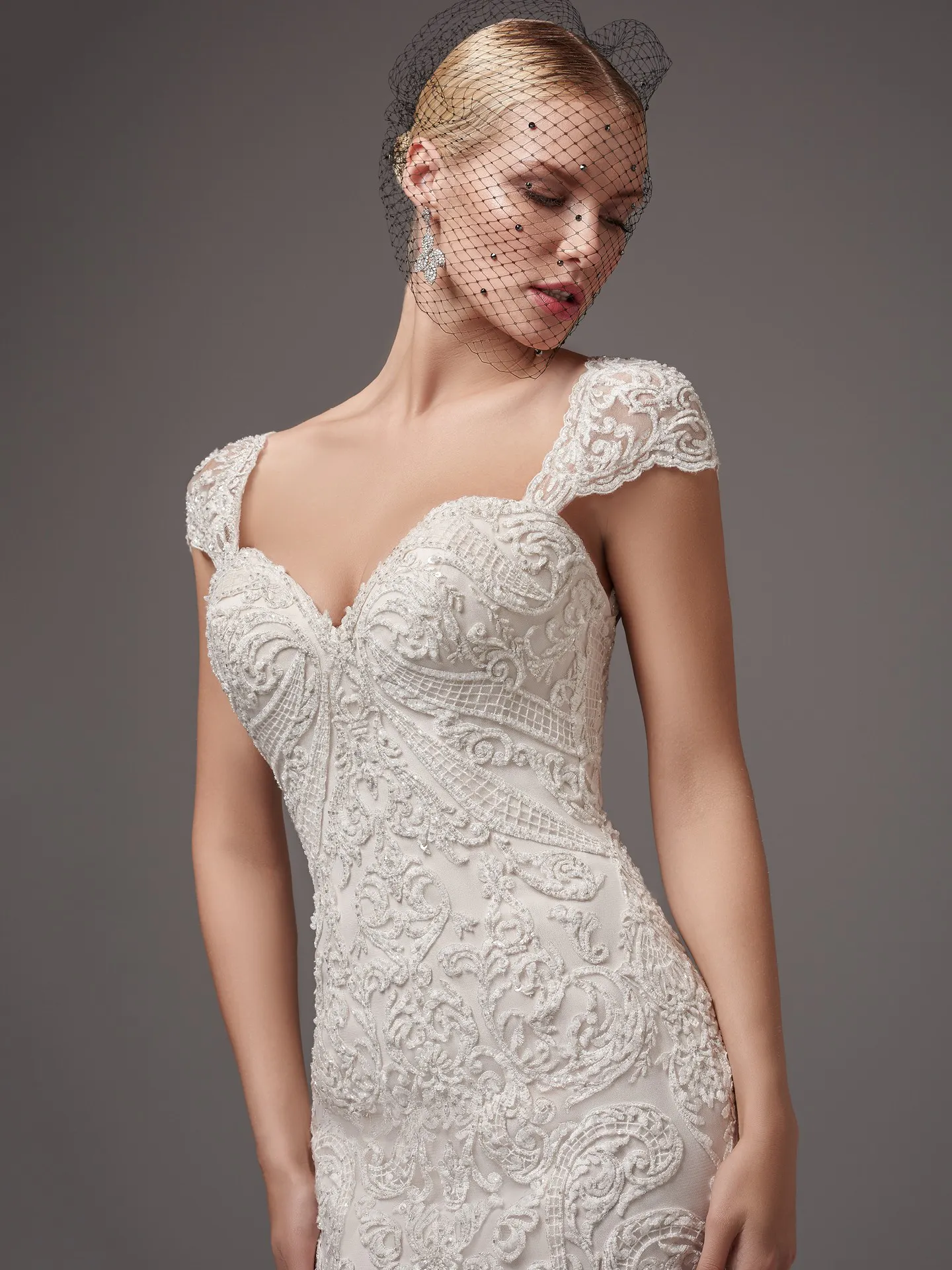 Hadley  Vintage Wedding Dress by Sottero and Midgley