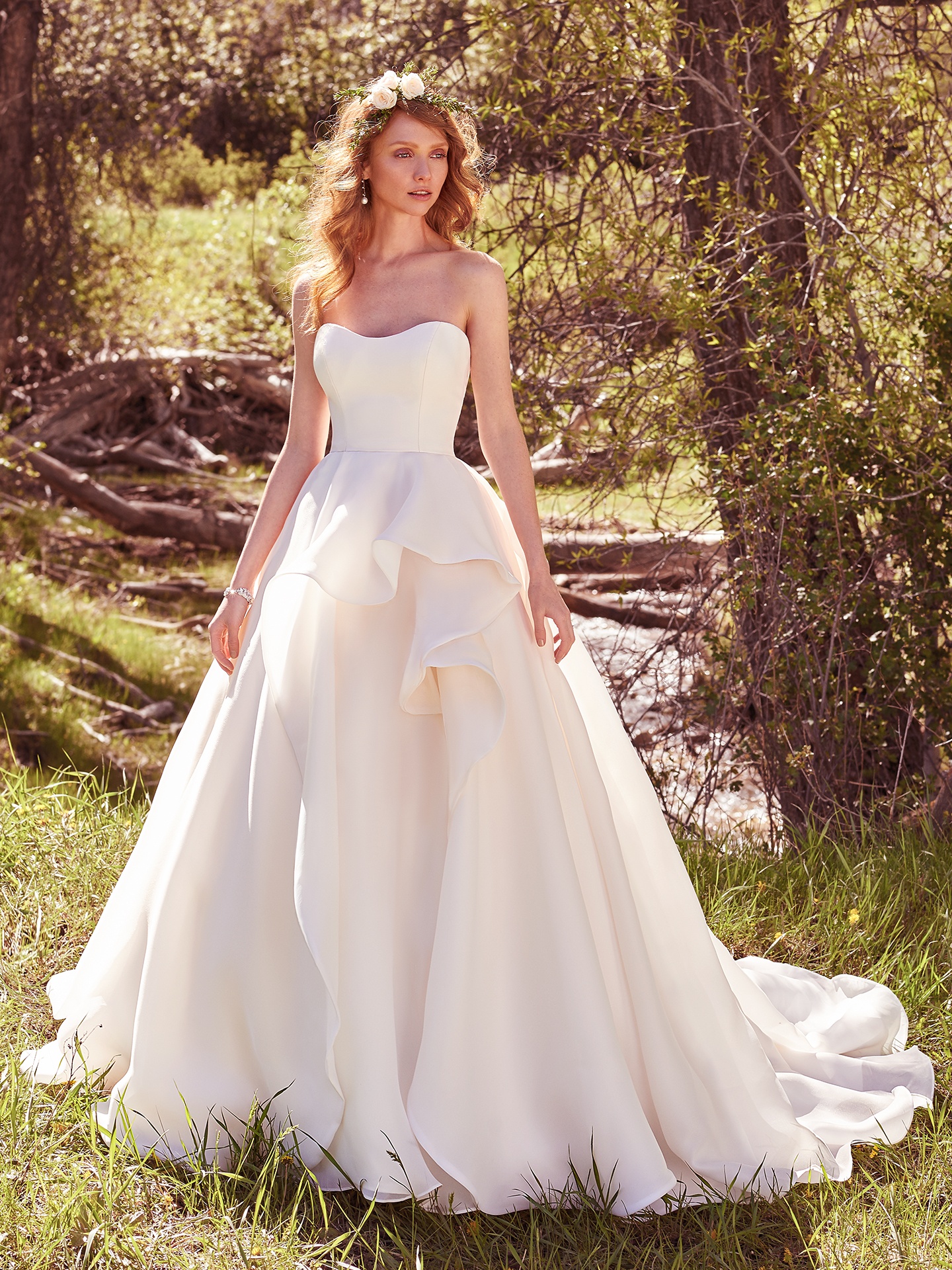 maggie sottero strapless