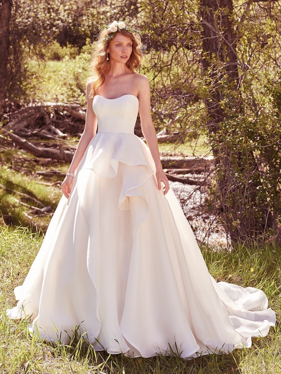 Bianca Marie (7MC417MC) Simple Wedding Dress by Maggie Sottero