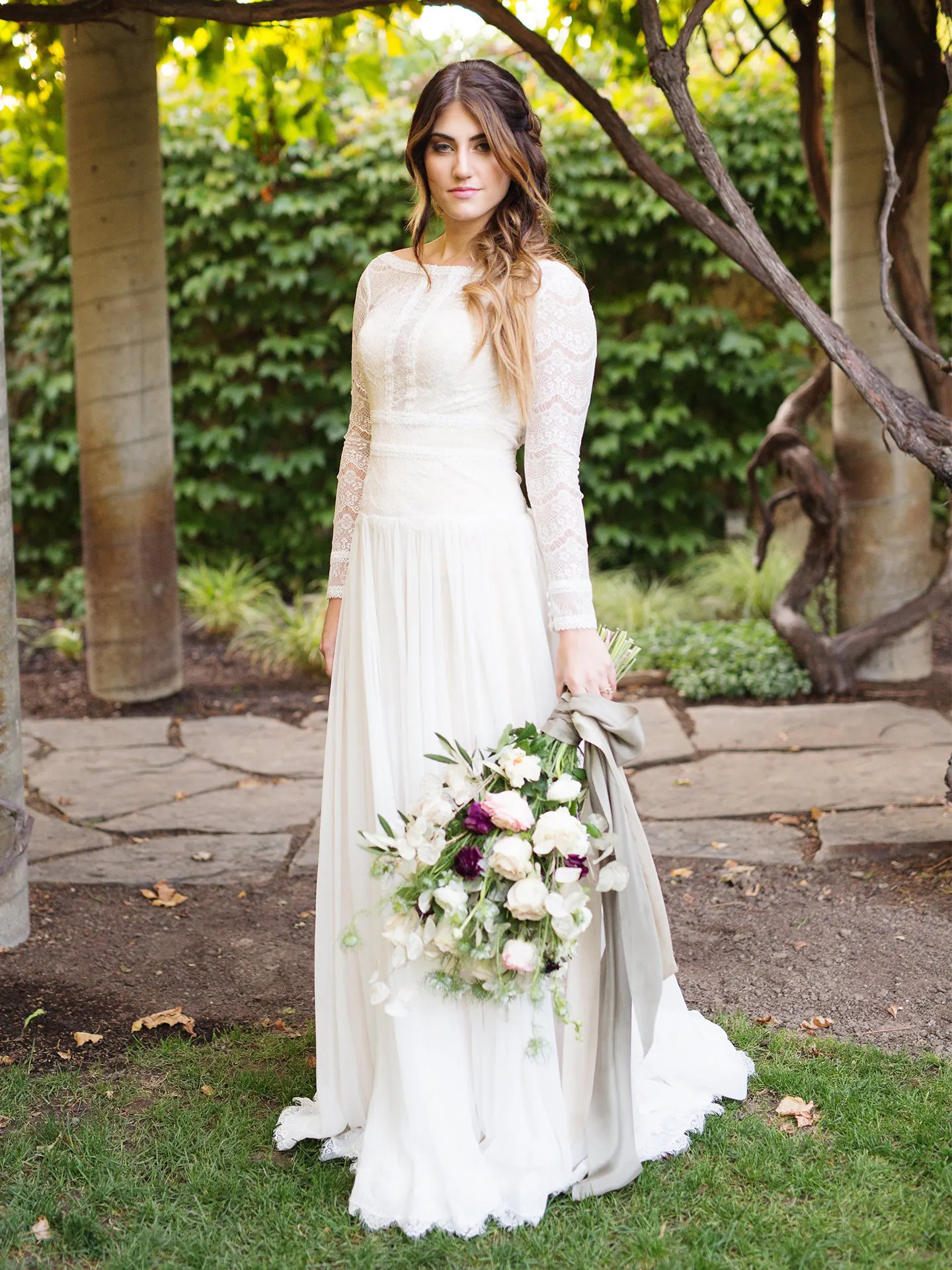 Deirdre  Vintage Long Sleeve Wedding Dress by Maggie Sottero