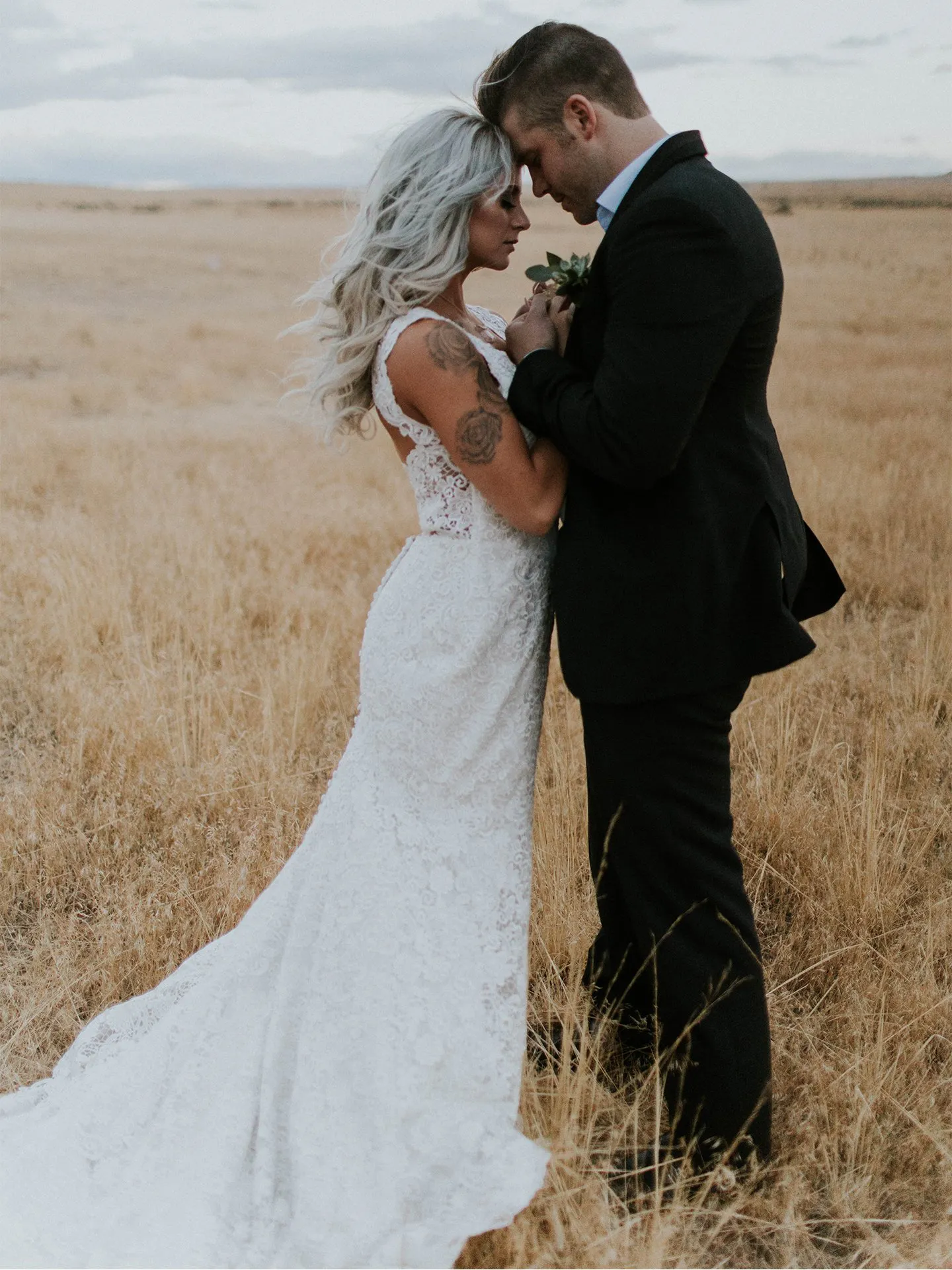 Hope  Vintage Lace Wedding Dress by Rebecca Ingram