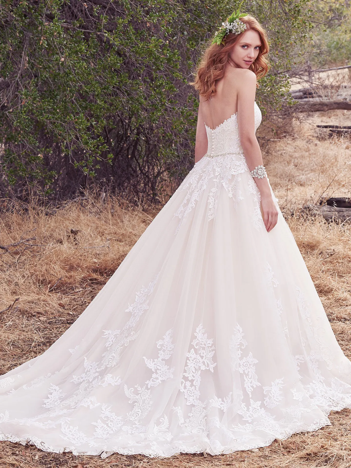 Irma  Rustic Lace Wedding Dress by Maggie Sottero