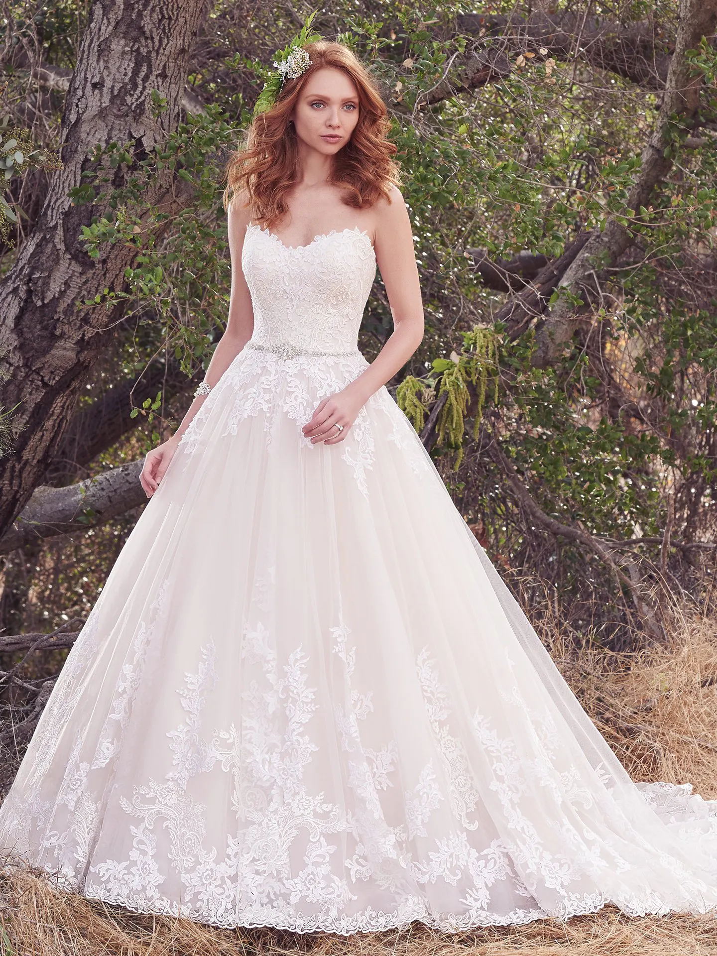 Irma  Rustic Lace Wedding Dress by Maggie Sottero