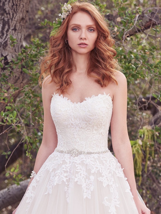 Irma (7MS933) Rustic Lace Wedding Dress by Maggie Sottero