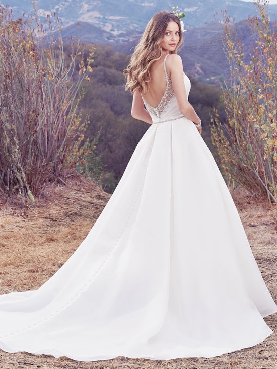 Rory (7MS937) Simple Princess Ballgown Wedding Dress by Maggie Sottero