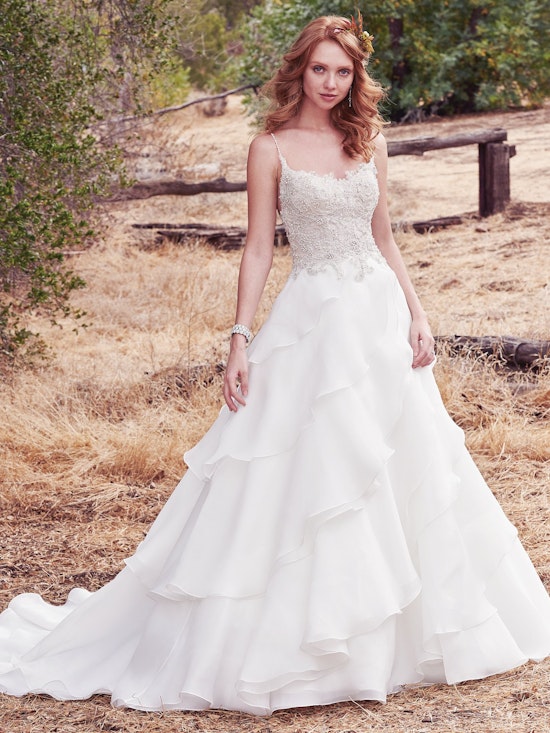 Maggie Sottero Wedding Dress Cambrie 7MS960