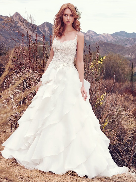 Maggie Sottero Wedding Dress Cambrie 7MS960